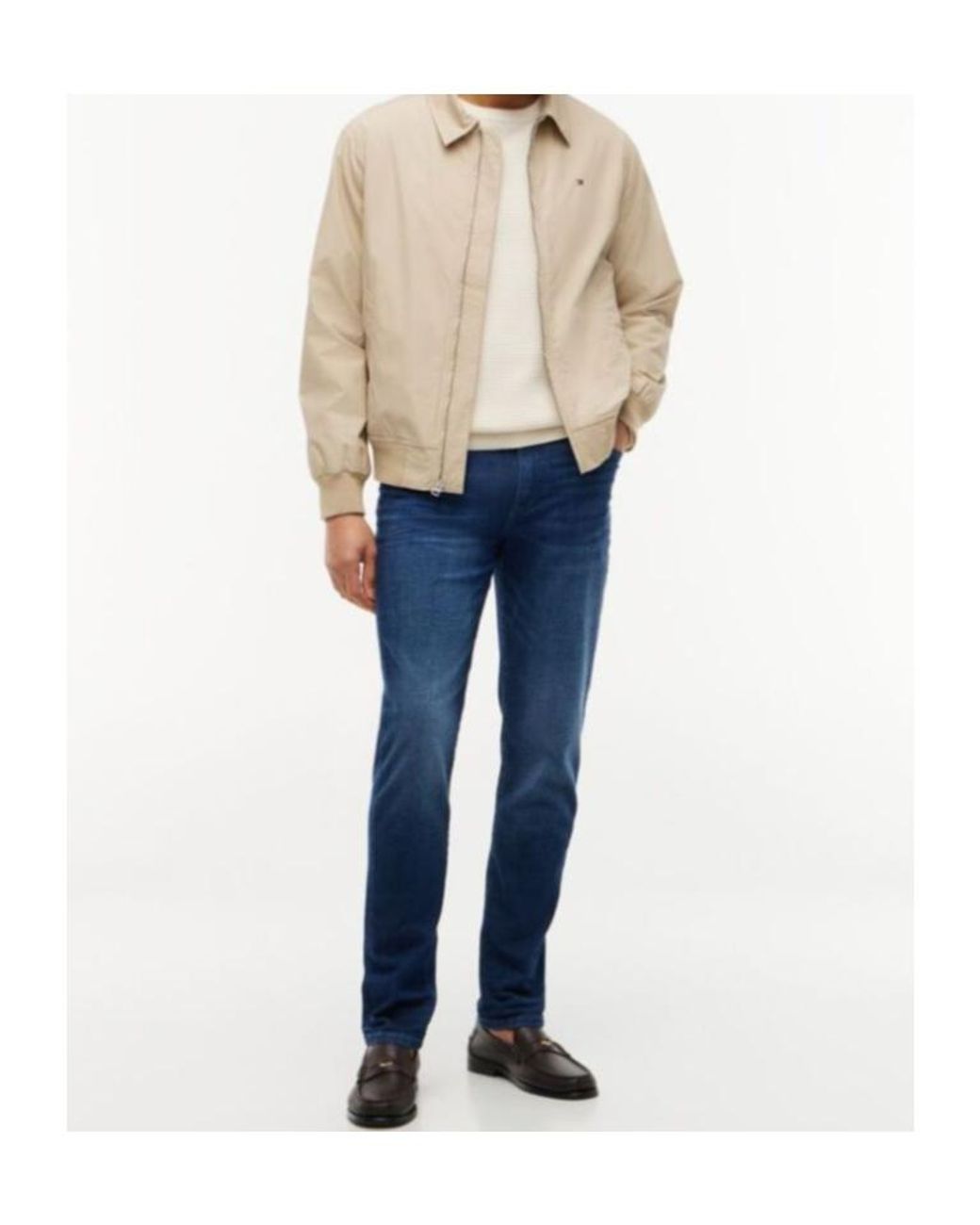 Tommy Hilfiger Blue Whiskered Slim-Fit Jeans for men