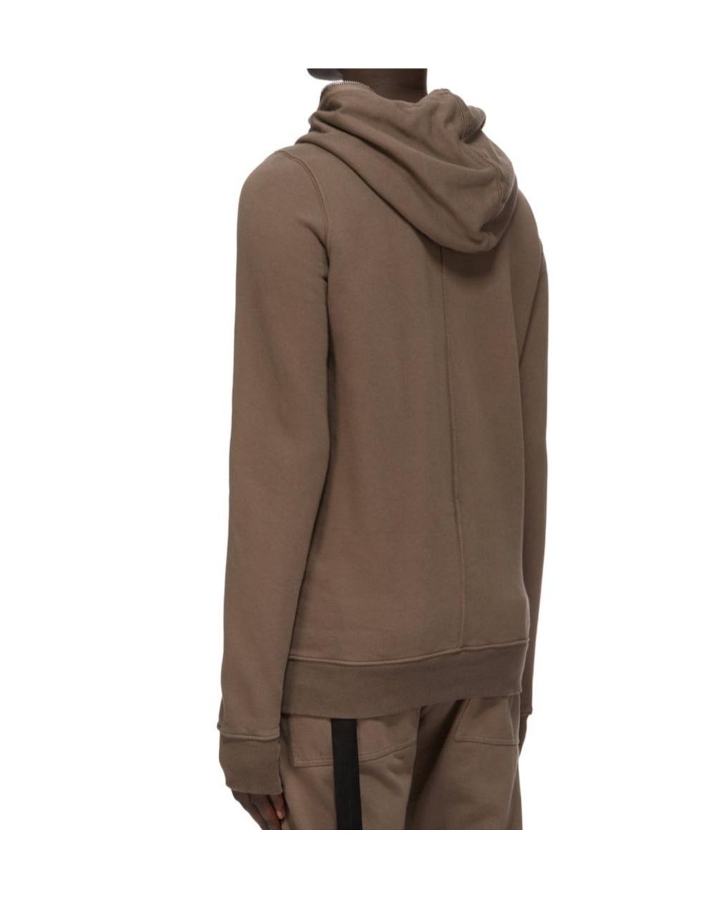 Rick Owens Brown Porterville Gimp Hoodie for men