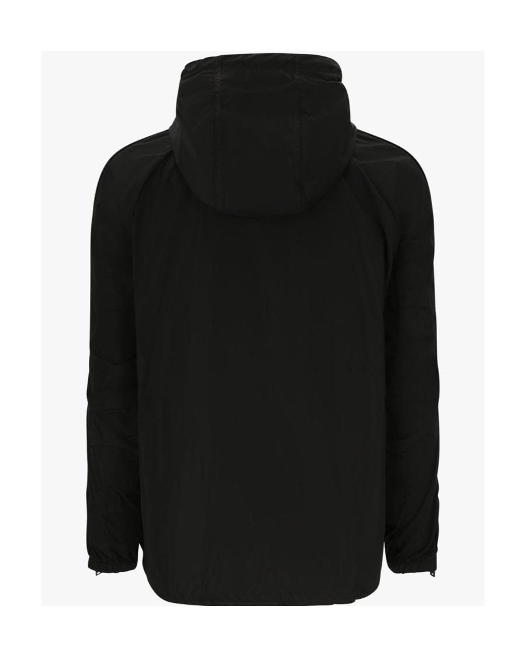 DSquared² Black Zipped-Sleeves Hooded Jacket for men