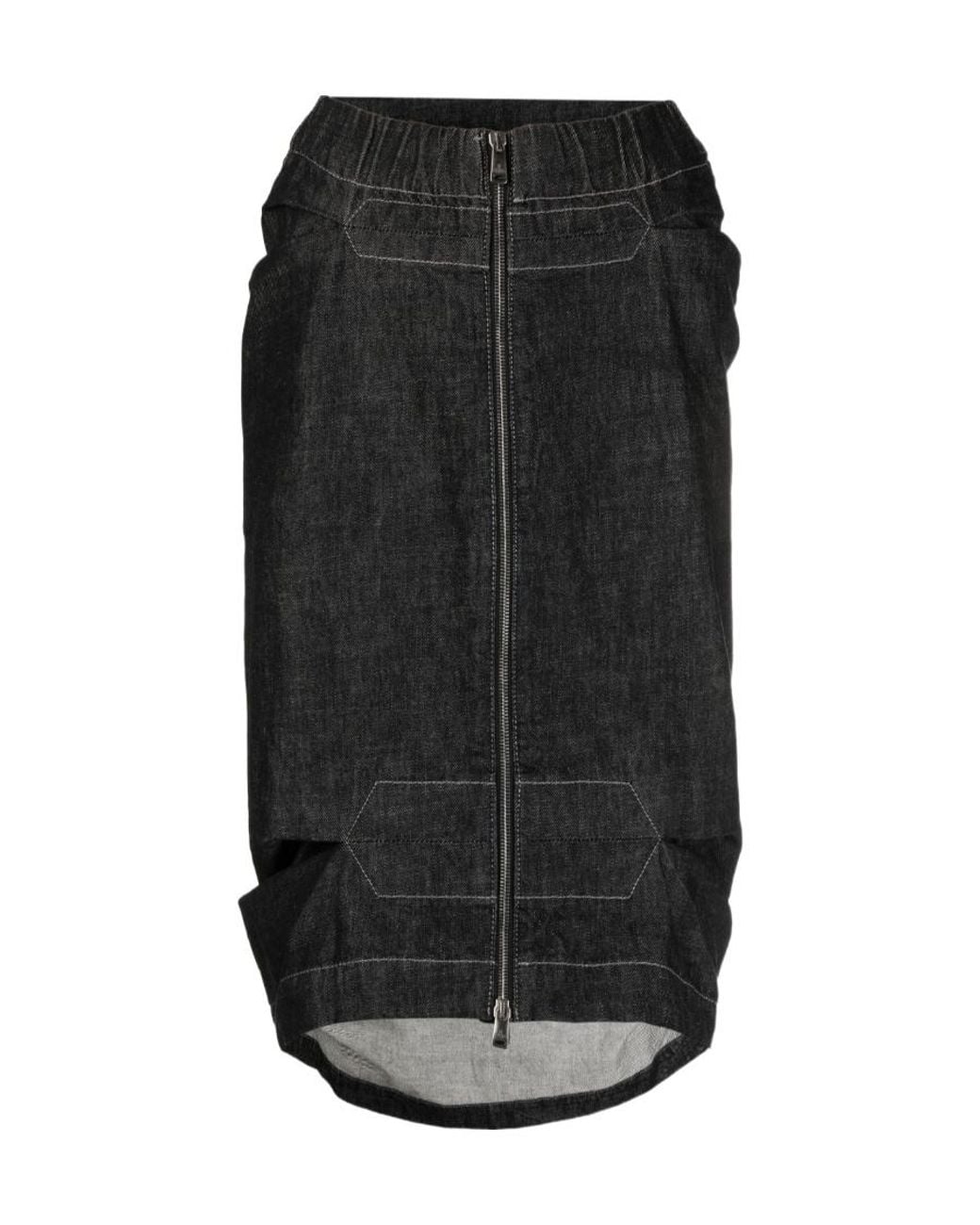 Vivienne Westwood Black Denim Skirt