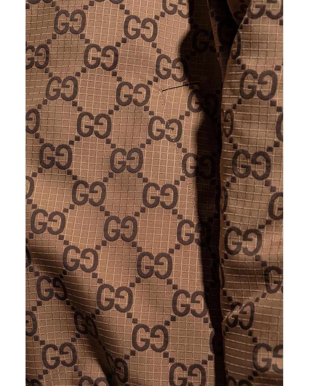 Gucci Black Reversible Gg Canvas Jacket for men