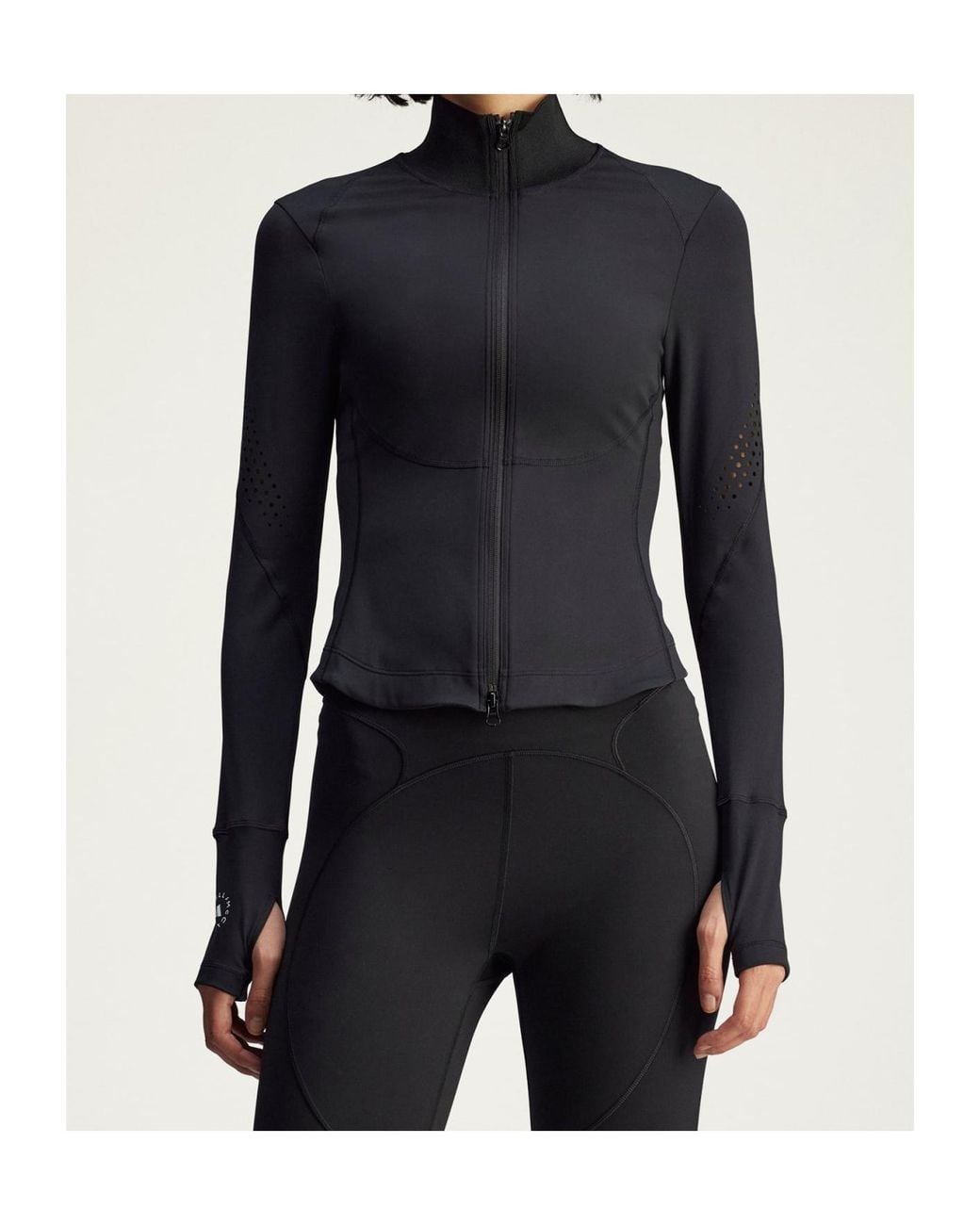 Adidas By Stella McCartney Blue Zipped Training Jacket