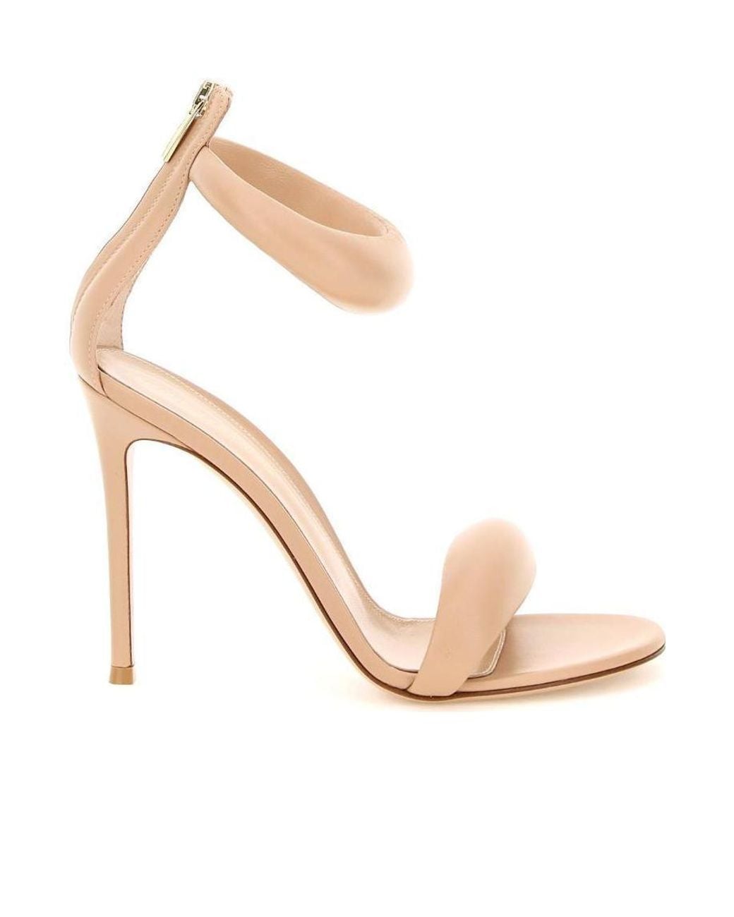 Gianvito Rossi White Bijoux Open Toe Ankle Strap Sandals