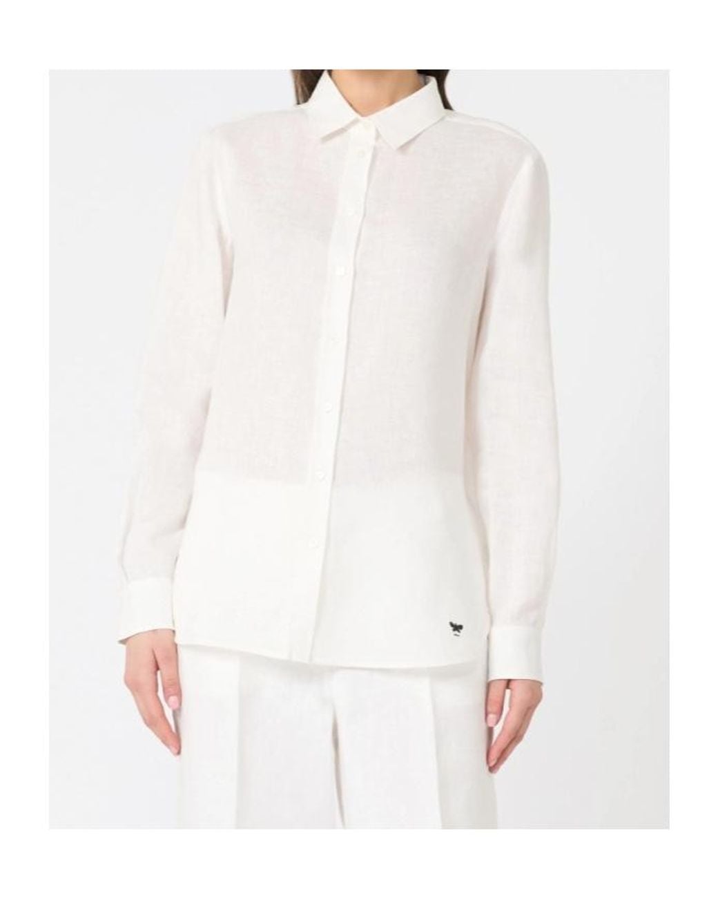 Weekend by Maxmara White Werner Long-Sleeve Shirt