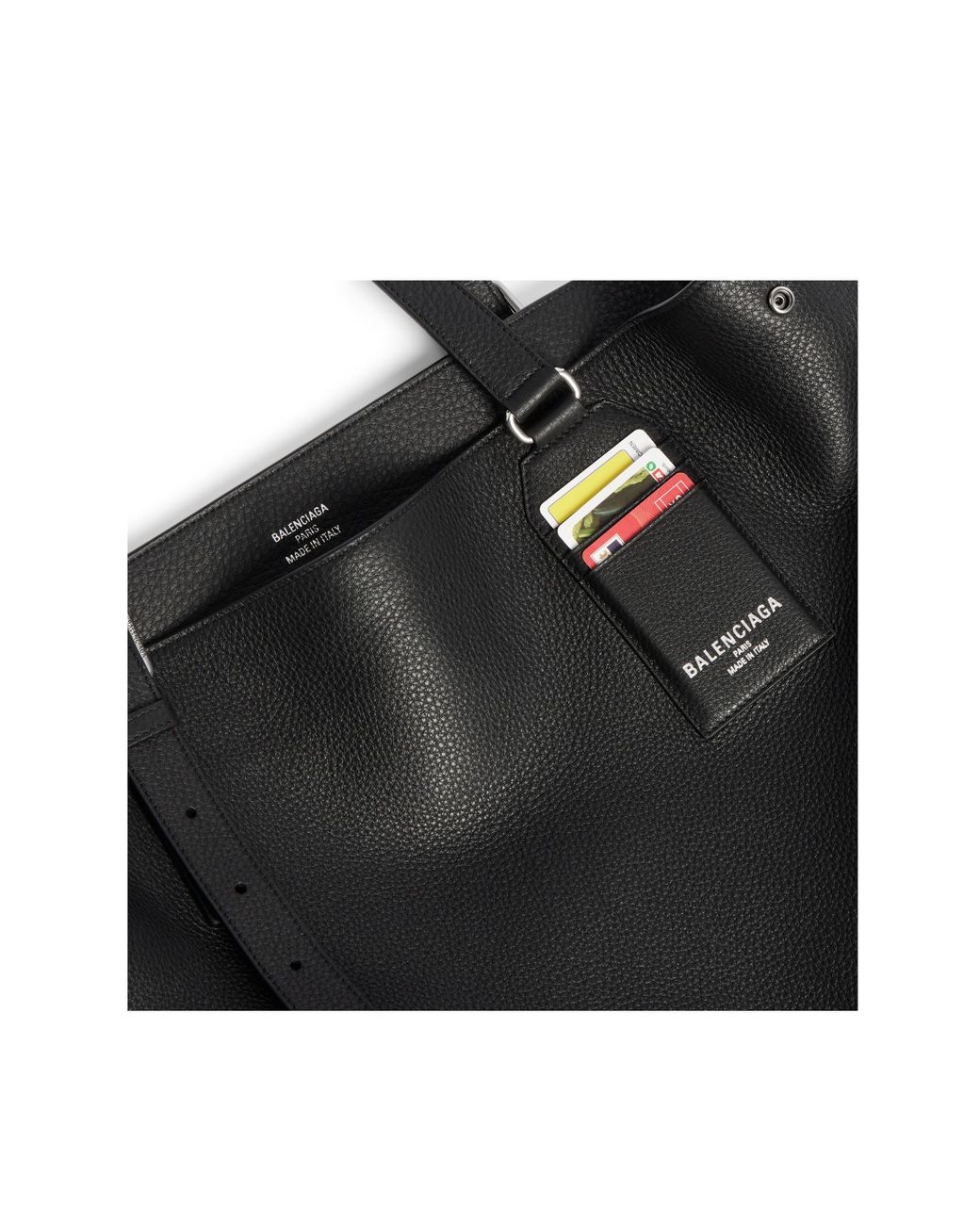 Balenciaga Black Credit Tote Bag for men