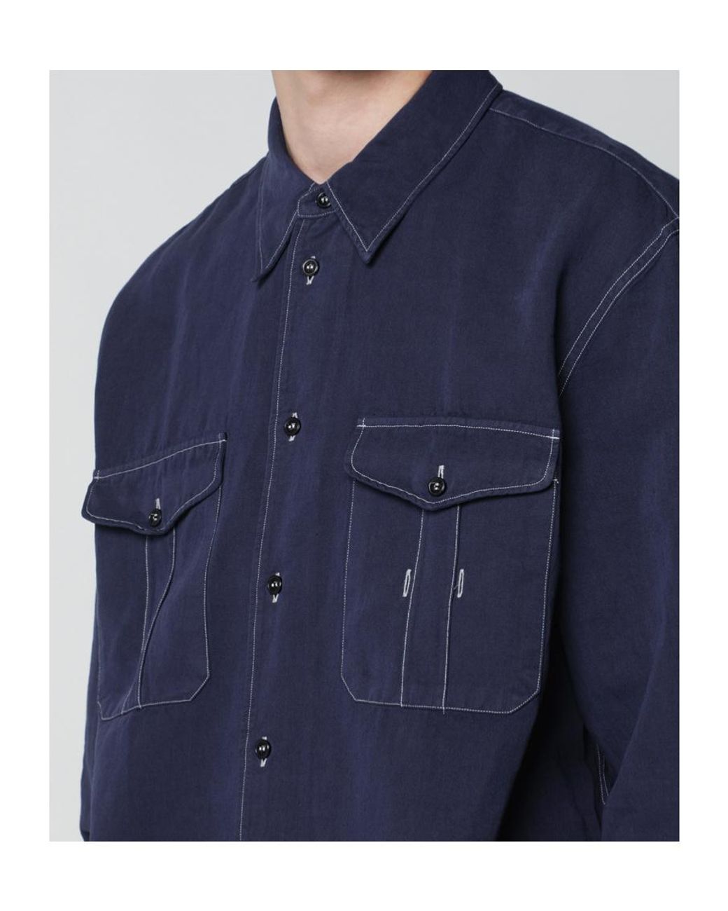 Studio Nicholson Blue Louro Shirt for men