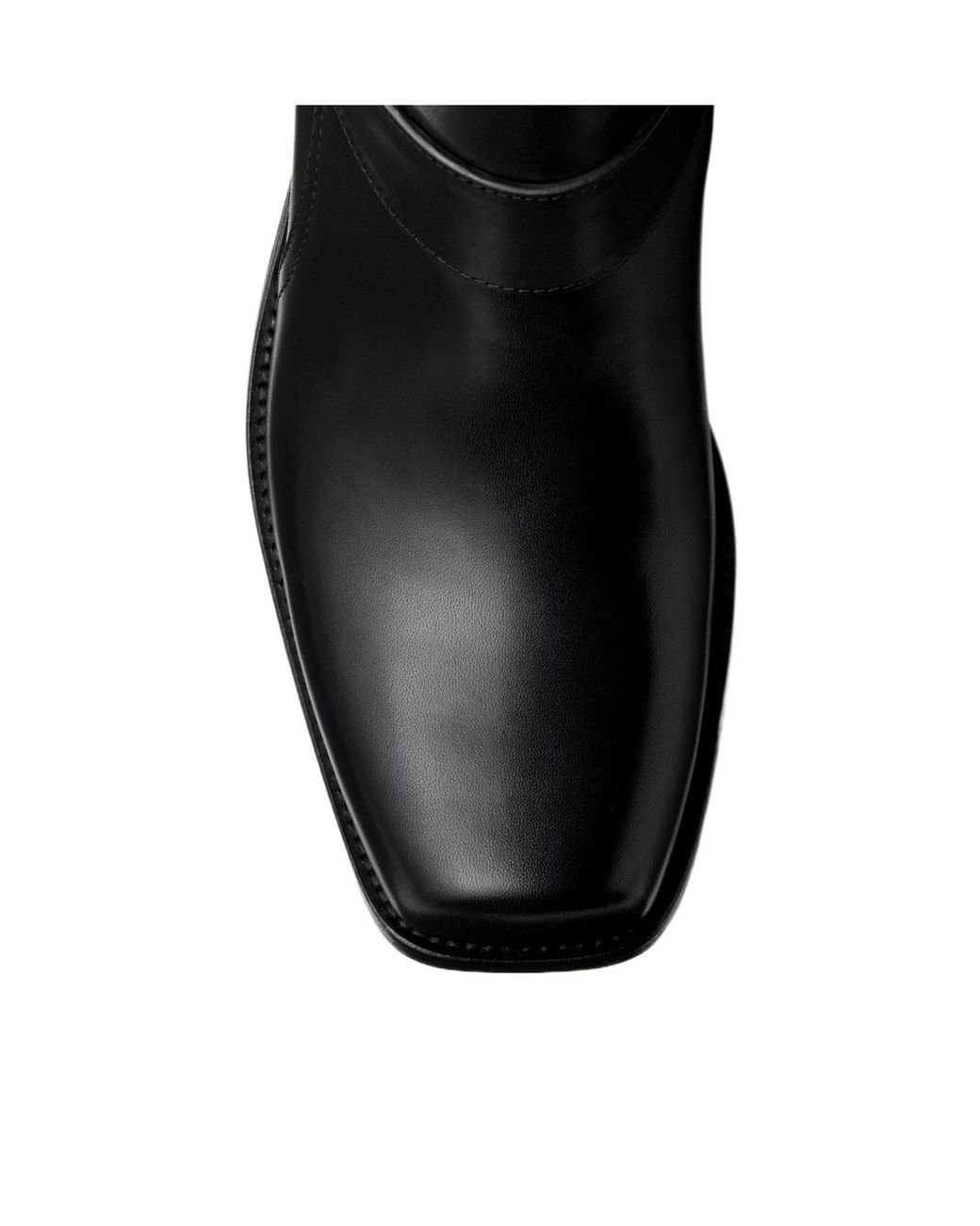 Versace Black Orlando Leather Boots for men