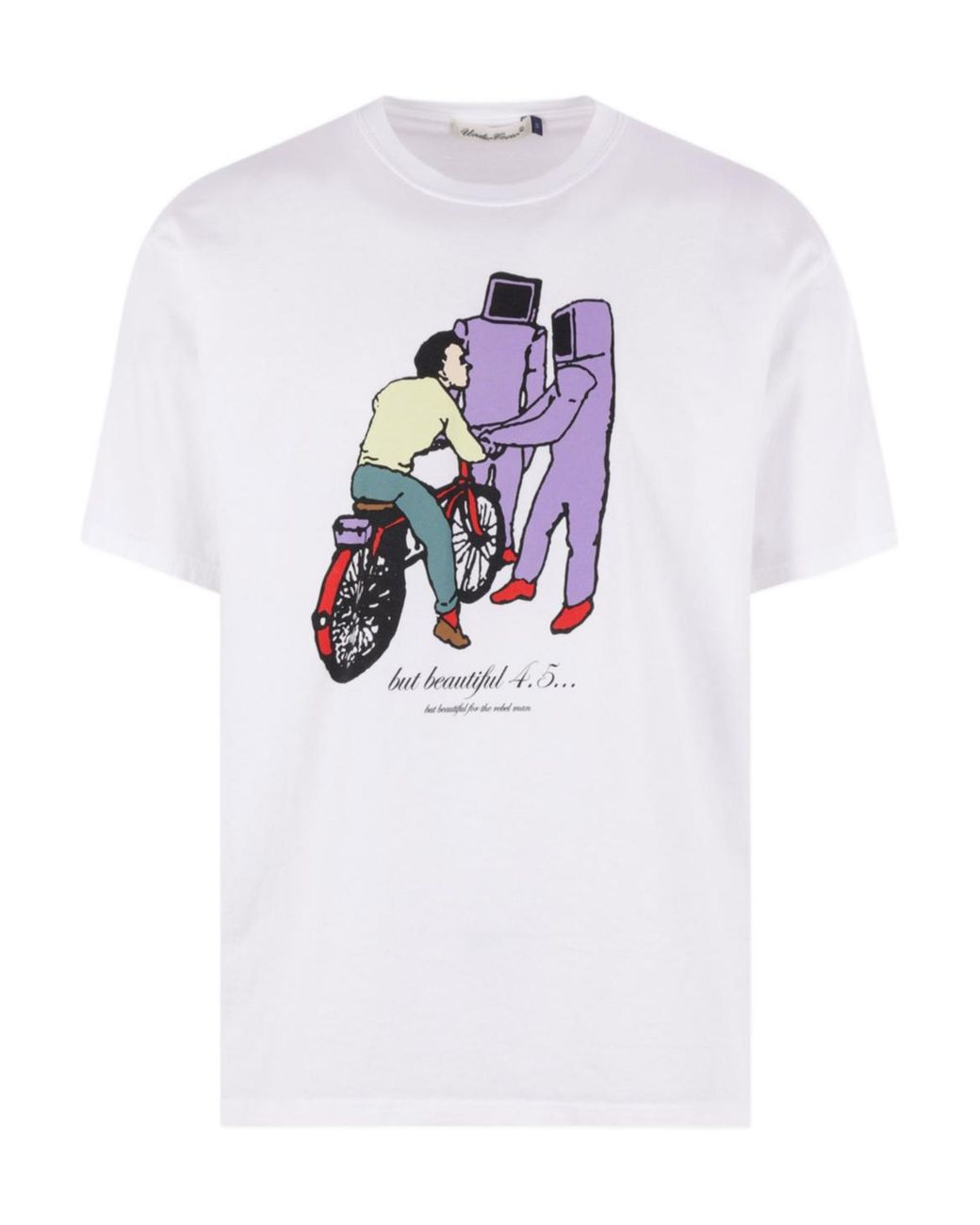 Undercover White Graphic Printed Crewneck T-Shirt for men