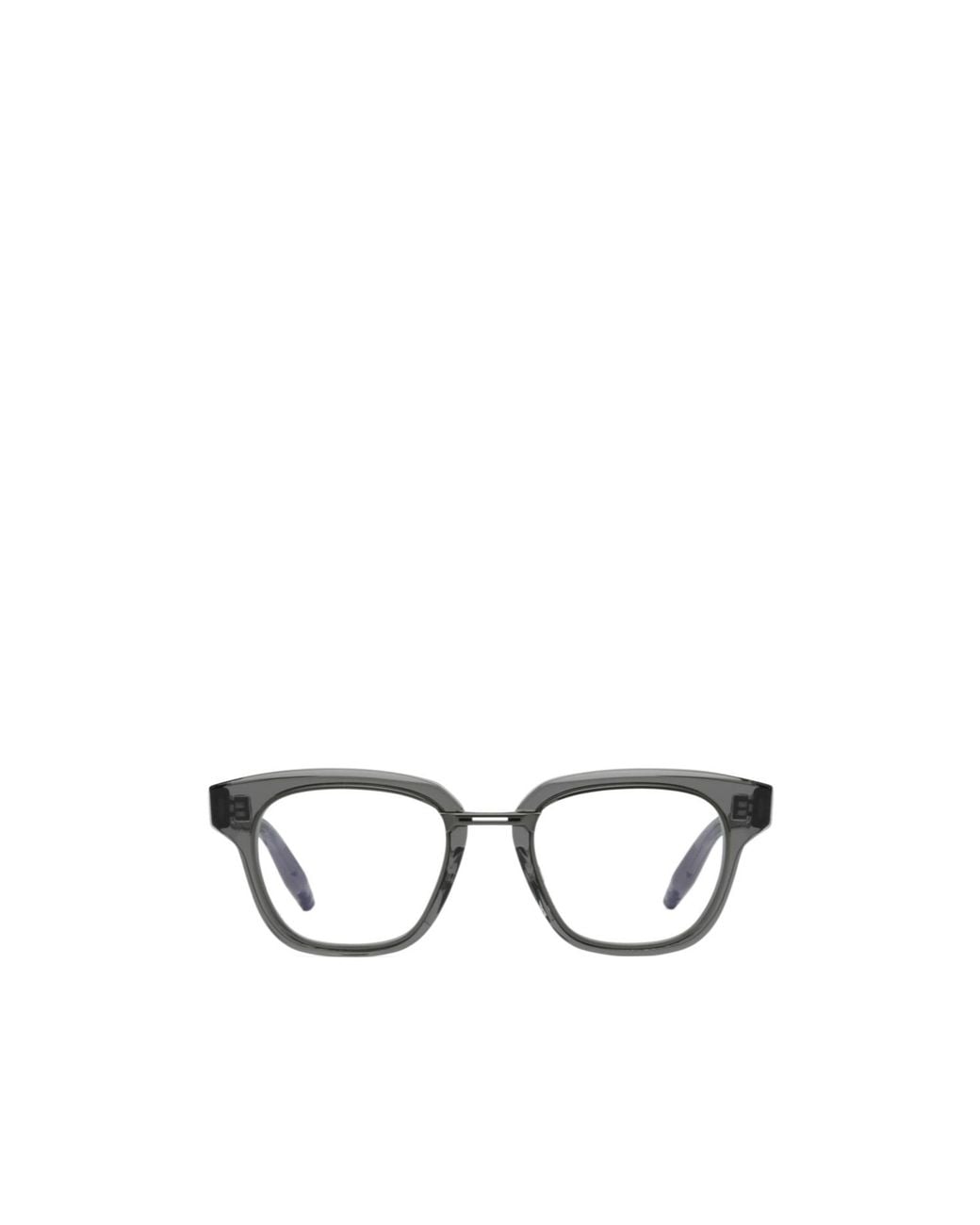 Akoni White Full-Rimmed Plano Lenses for men