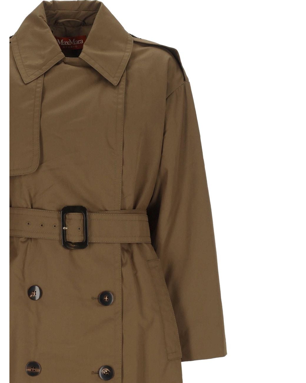 Max Mara Natural Studio Mstcharme Belted Raincoat