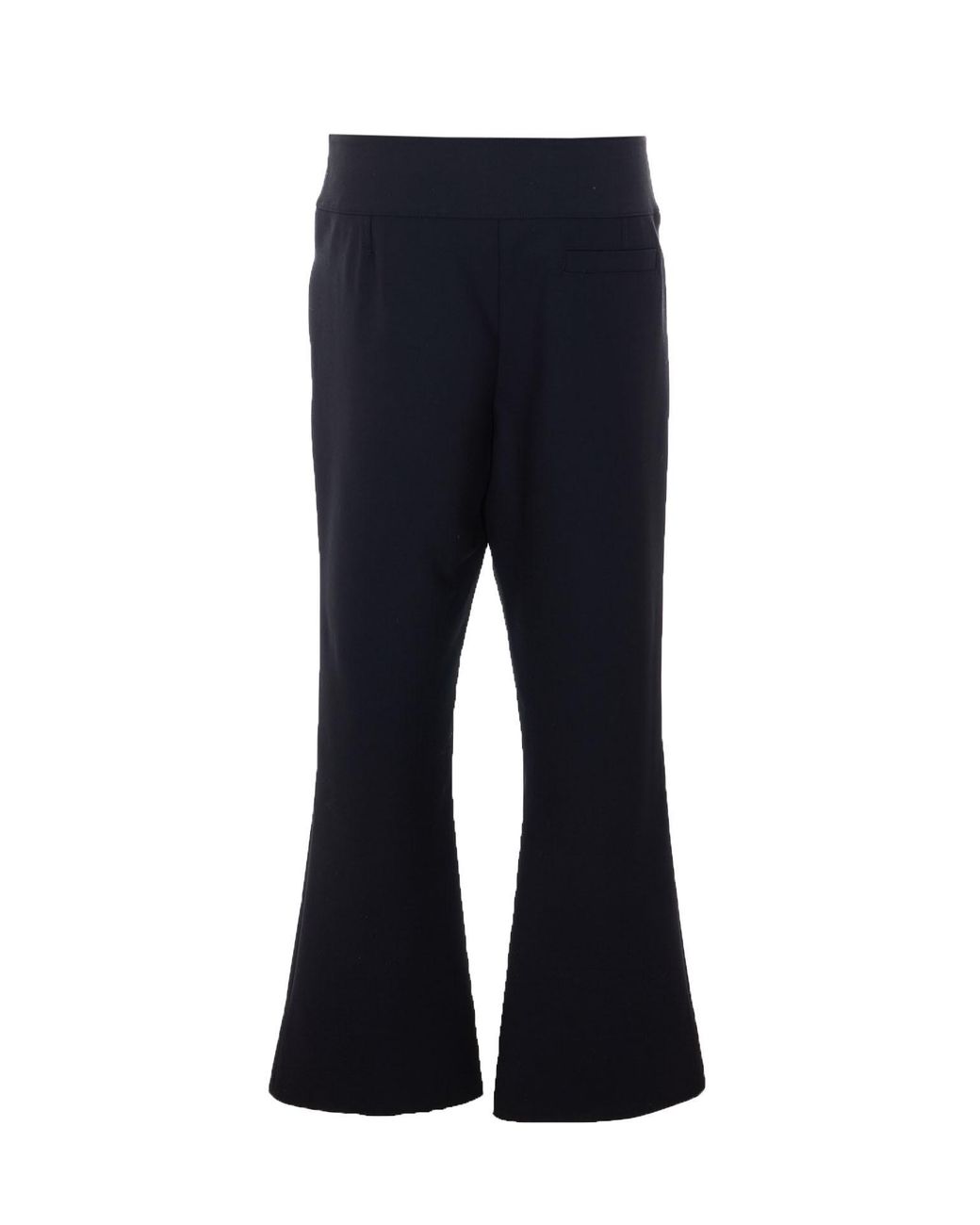 Courreges Blue Courrèges Heritage Cropped Bootcut Pants