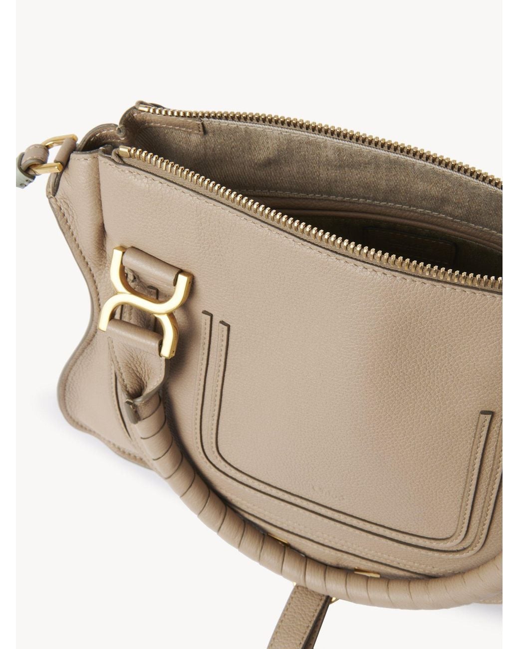 Chloé Natural Chloé Marcie Medium Tote Bag