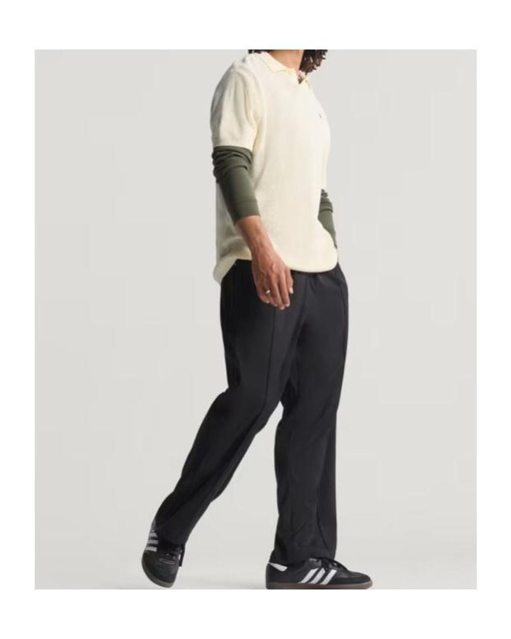 Adidas Originals White Logo-Plaque Polo Shirt for men