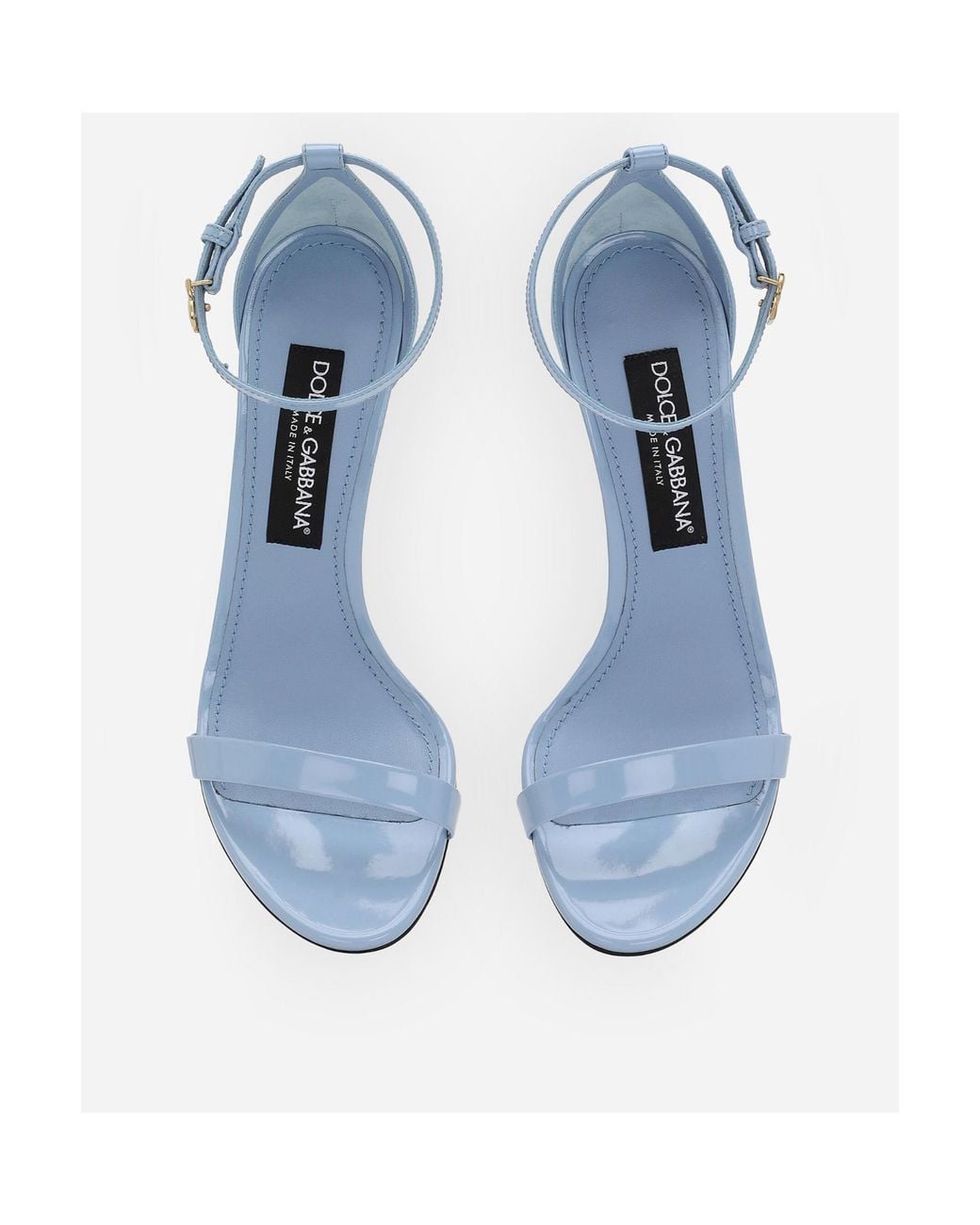 Dolce & Gabbana Blue High-Heeled Sandals