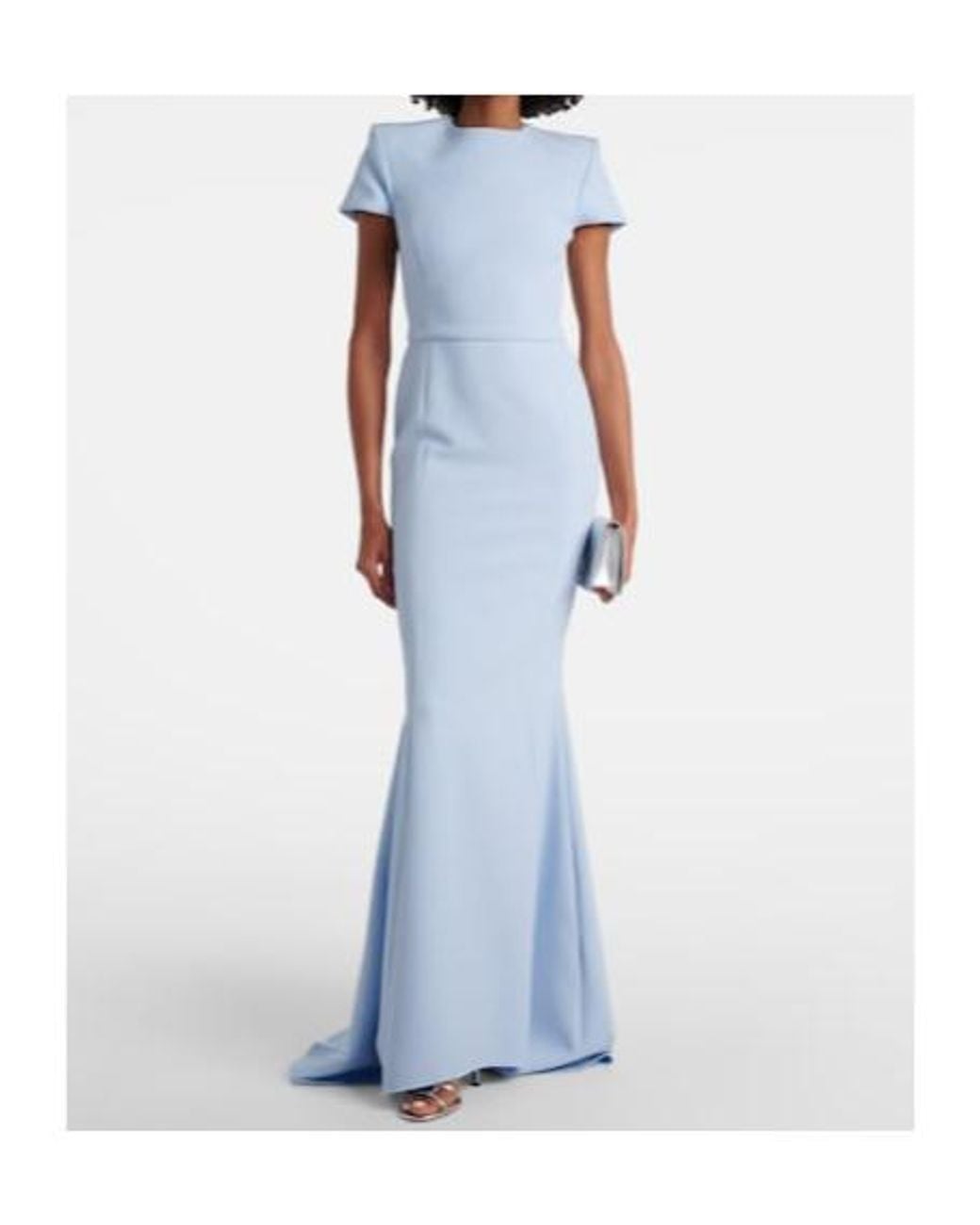 Safiyaa Blue Crepe Dress
