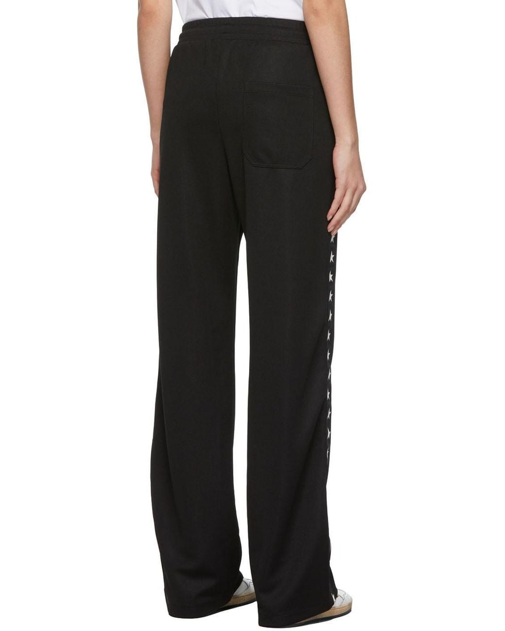 Golden Goose Deluxe Brand Black Star Tape Trackpants