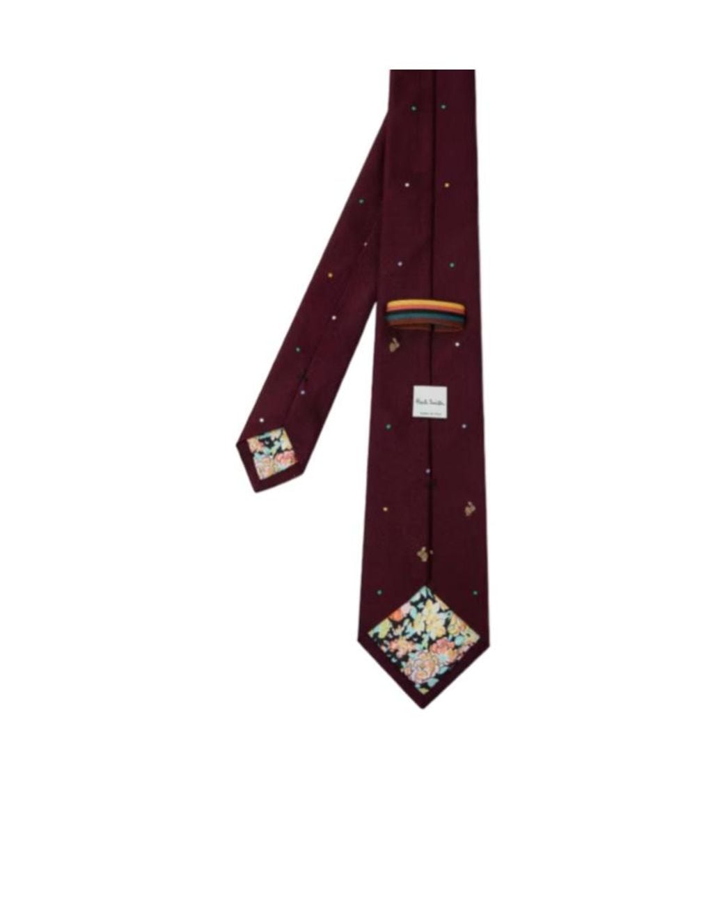 Paul Smith Polka Dot Embroidered Tie for men