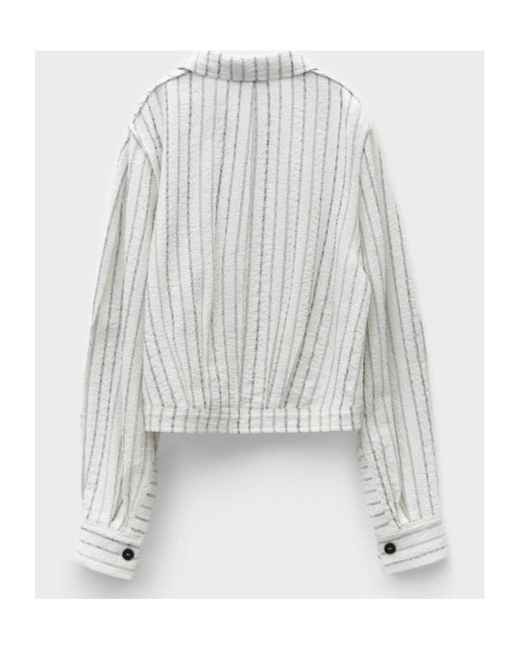 Low Classic White Striped Jacket