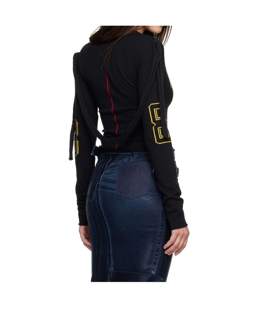 OTTOLINGER Blue Team Otto Jacquard Long Sleeve Top