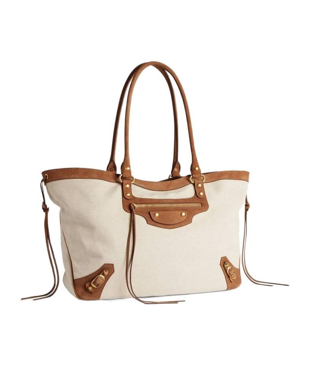 Balenciaga Natural Le City Beach Medium Tote Bag