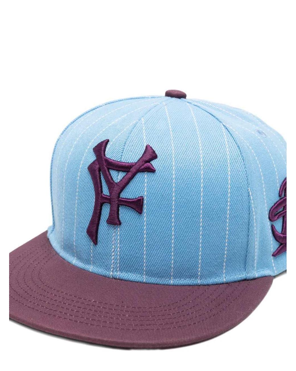 PDF CHANNEL Blue Striped Baseball Cap for men