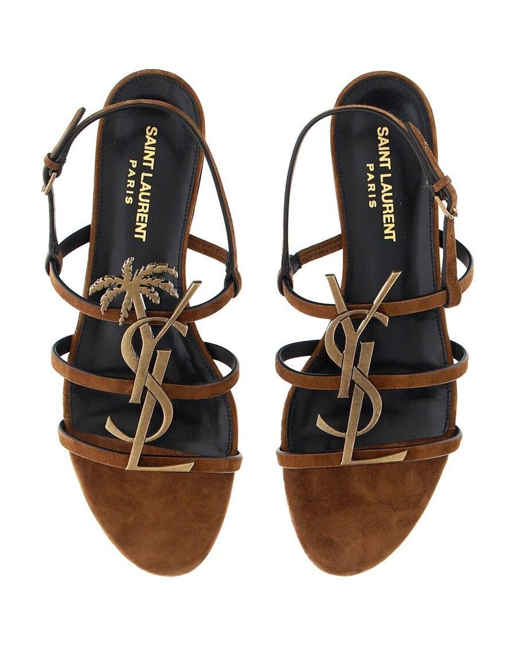 Saint Laurent Multicolor Cassandra Sandals