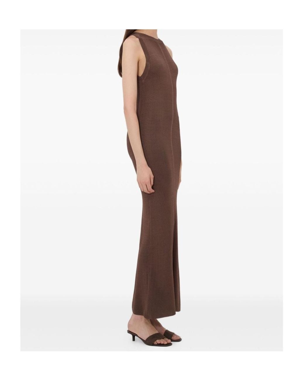 Loulou de Saison Brown Sleeveless Long Dress