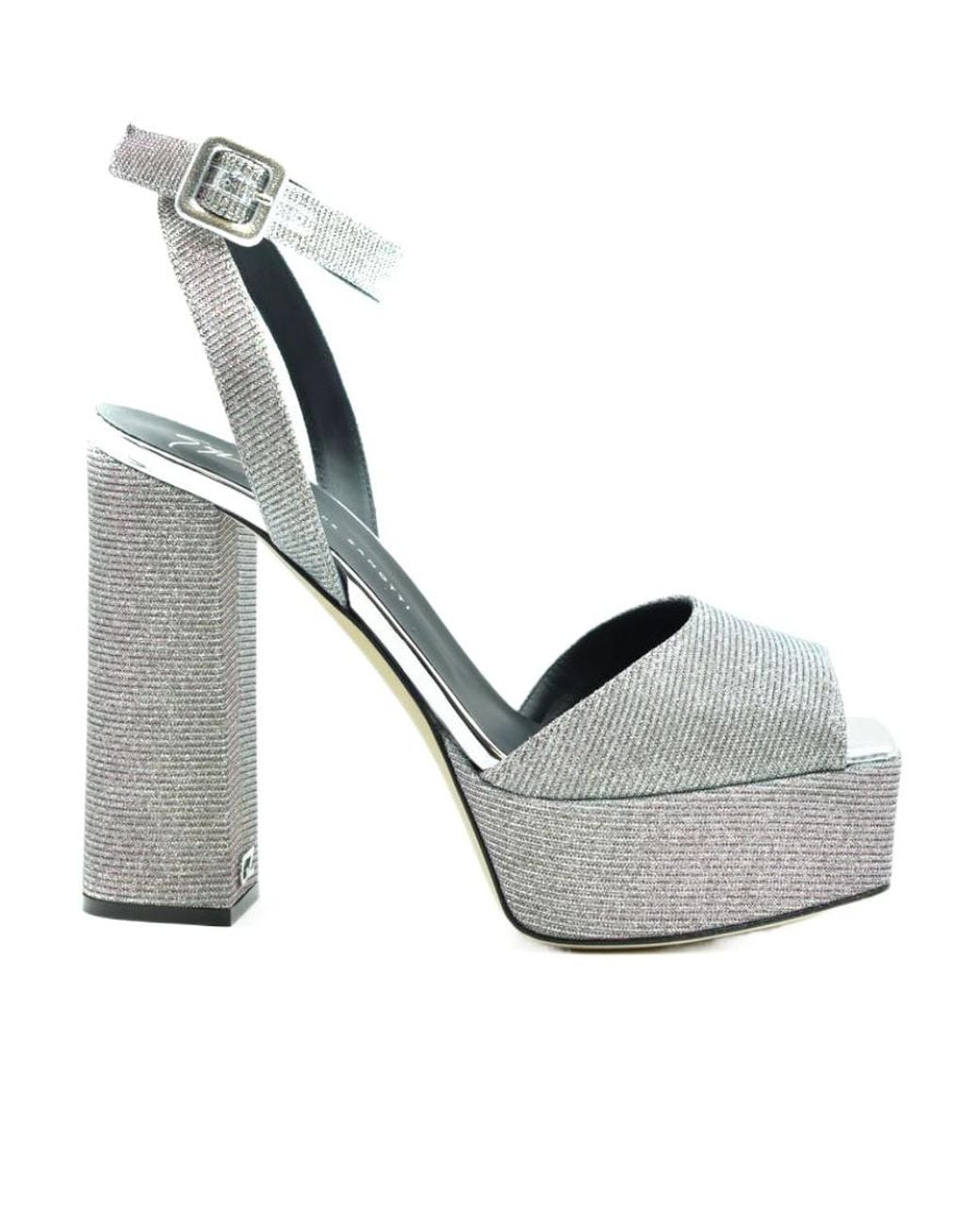 Giuseppe Zanotti Gray High Heel Sandals