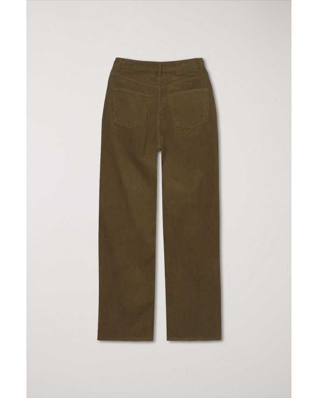 DUNST Green Casual Trousers With Belt Loops
