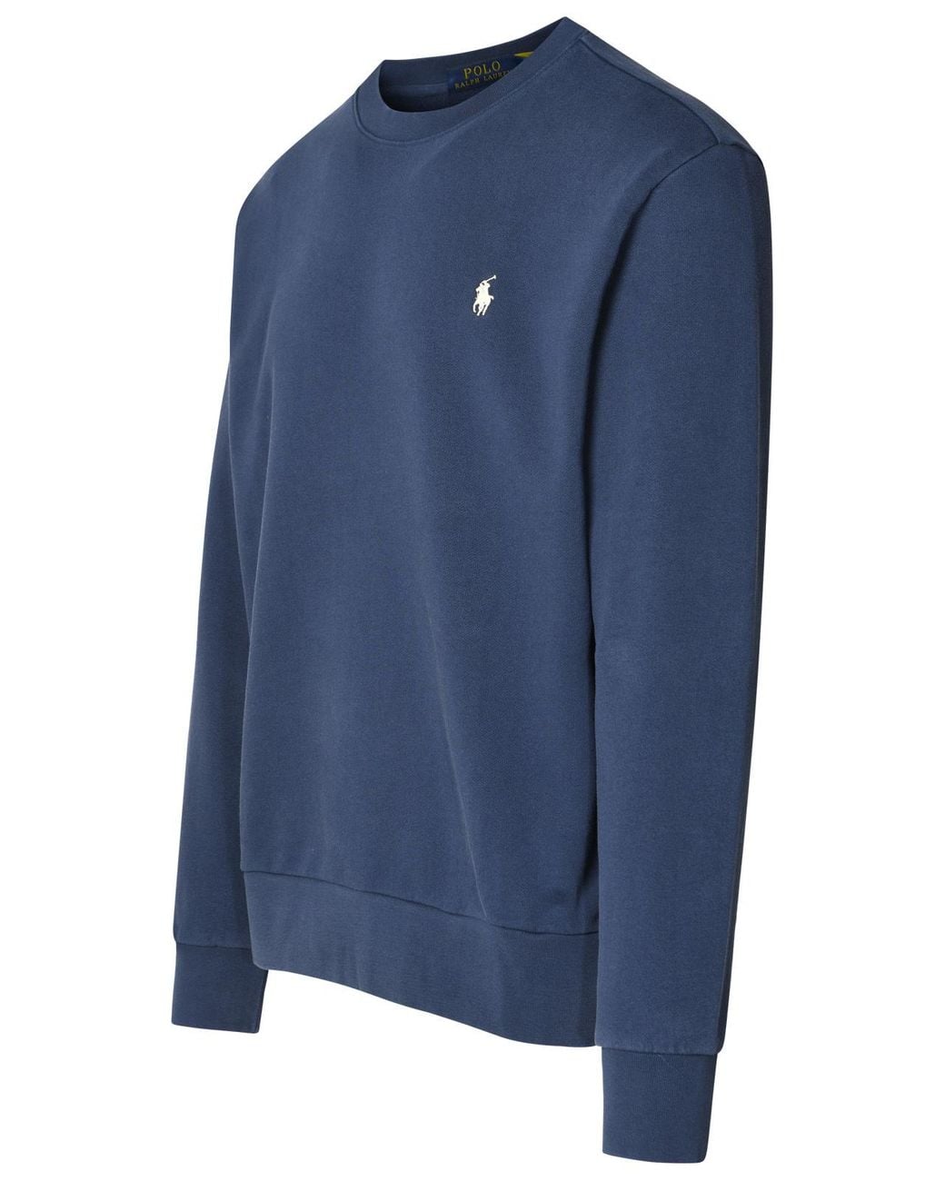 Polo Ralph Lauren Blue Loopback Fleece Sweatshirt for men