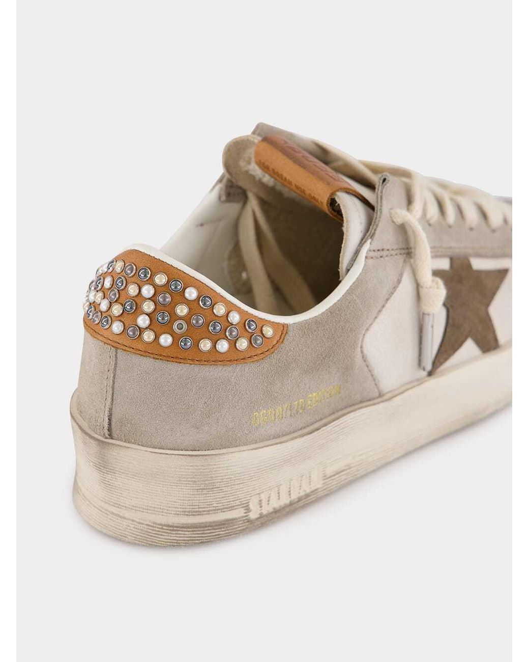Golden Goose Deluxe Brand Multicolor Star Studded Leather Sneakers