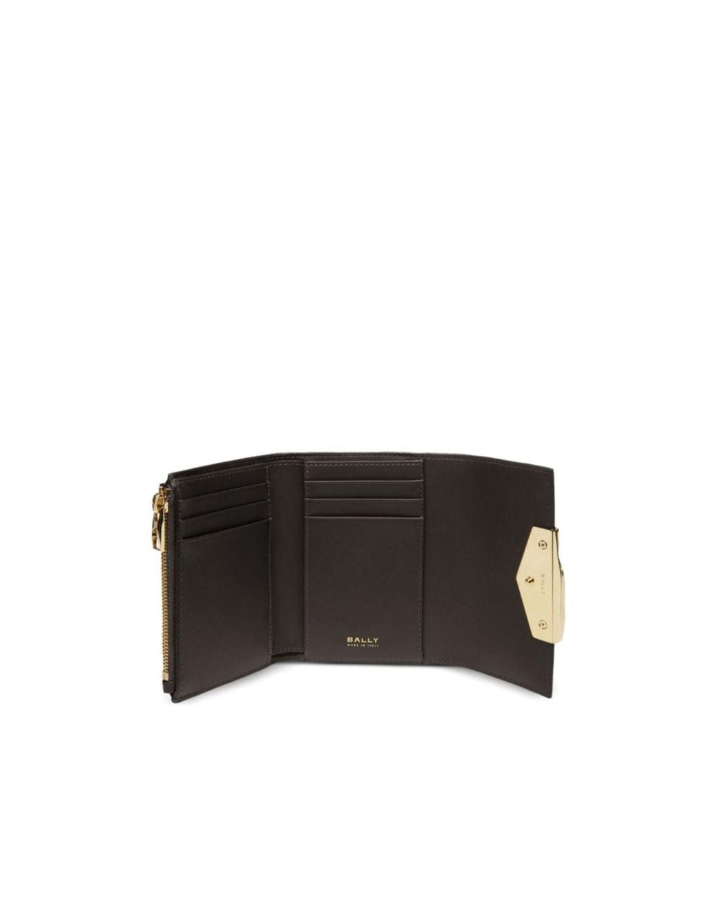 Bally Black Trifold Wallet