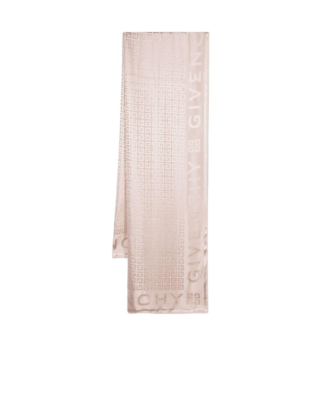Givenchy Pink Logo Details Scarves
