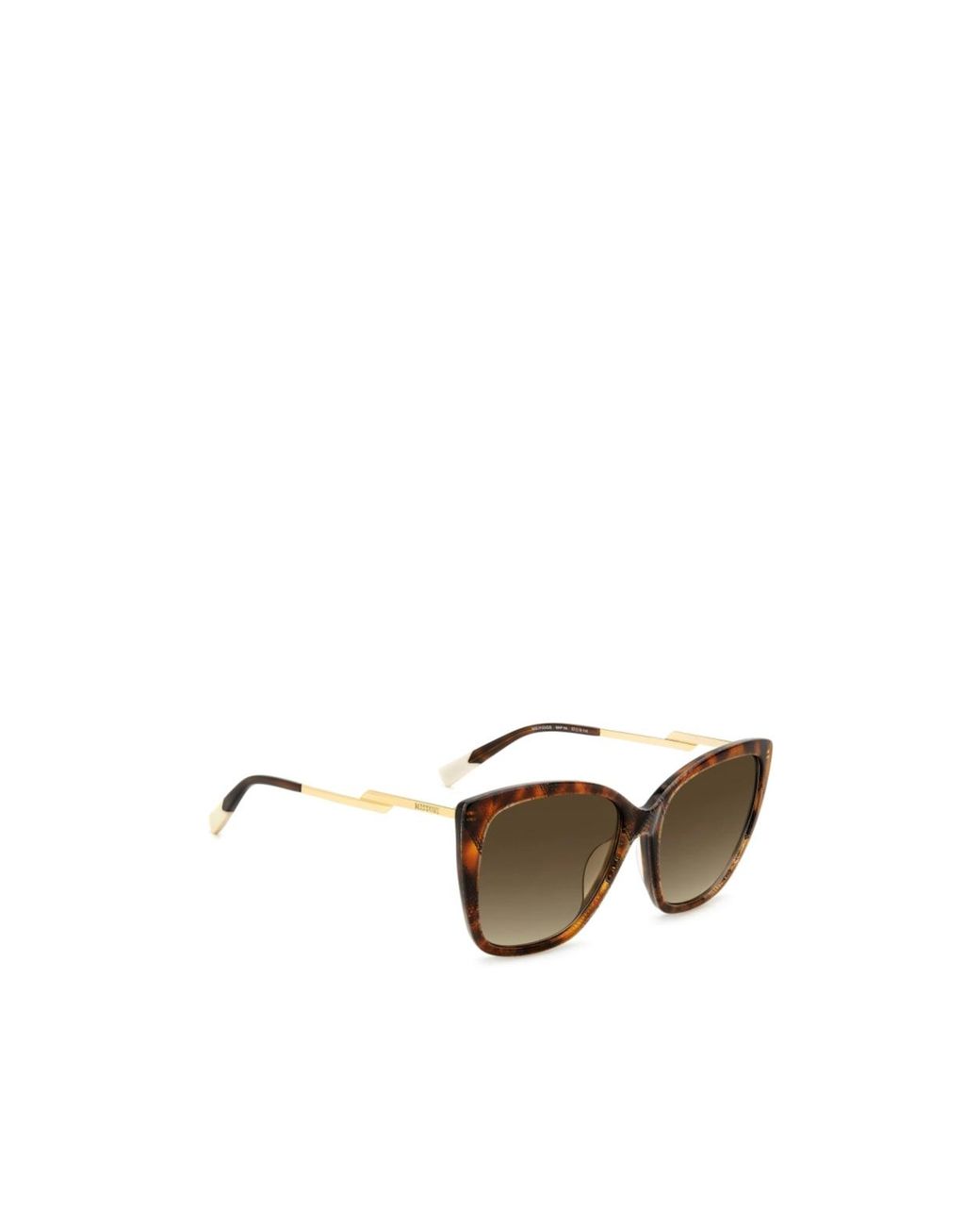 Missoni Multicolor Geometric Frame Sunglasses