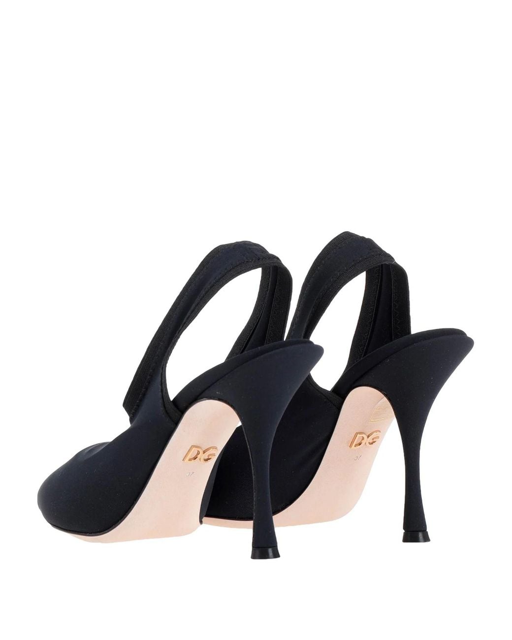 Dolce & Gabbana Blue Solid Pointed-Toe High Heels