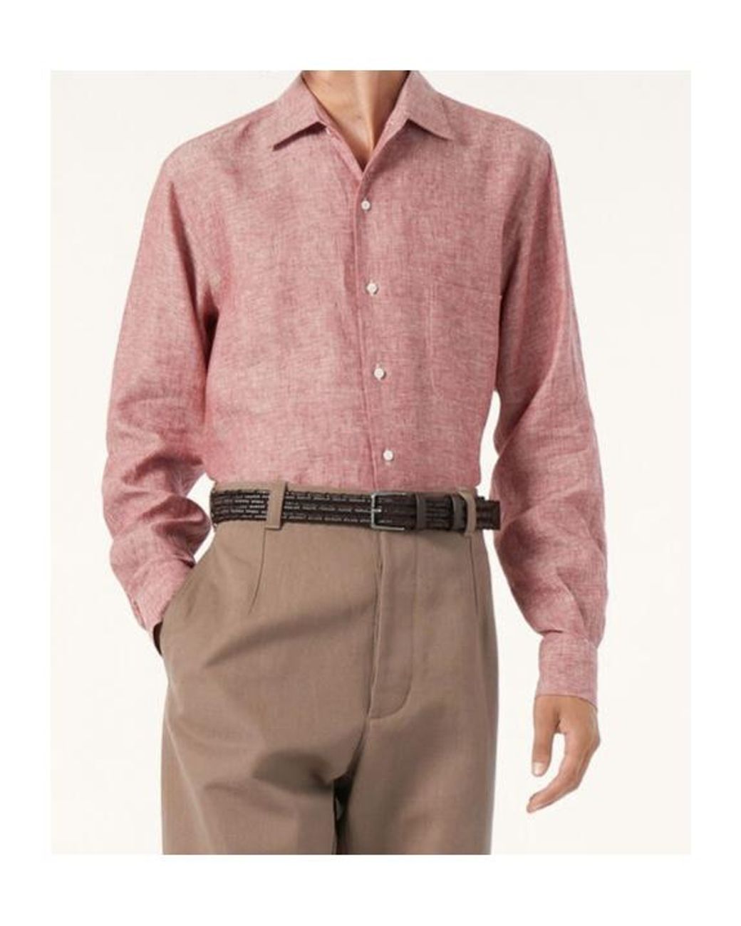 Loro Piana Pink Andre Shirt for men