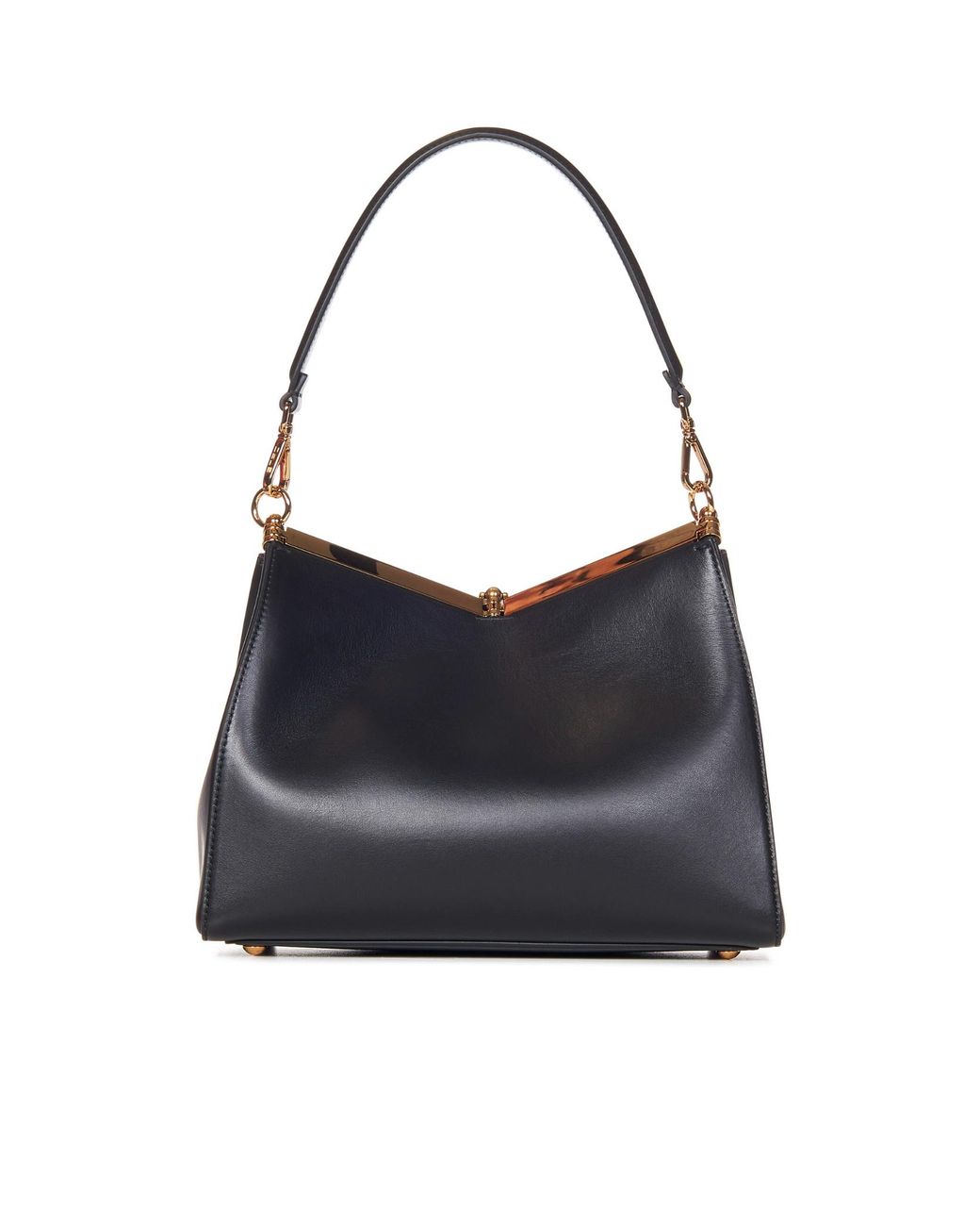 Etro Black Vela Medium Shoulder Bag