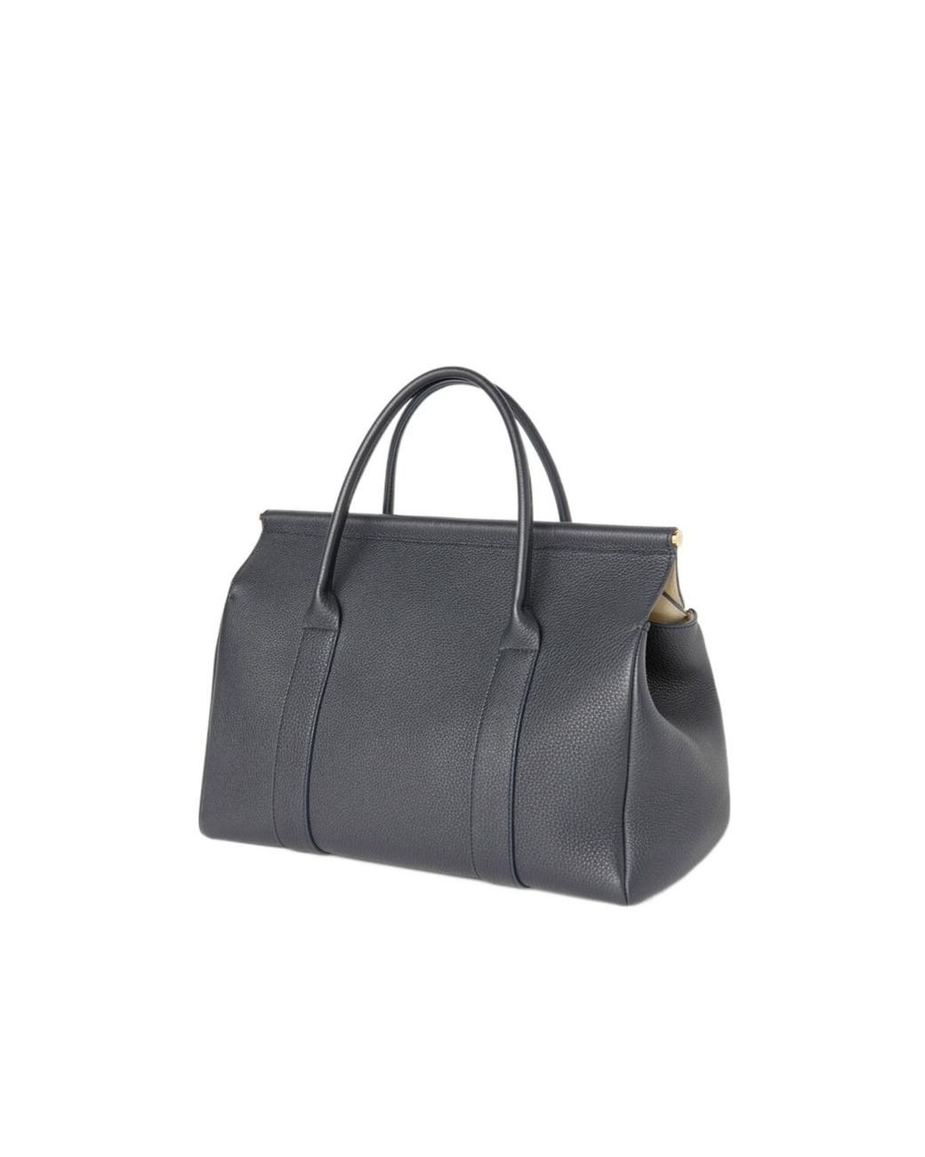 Loro Piana Blue Carry A Handbag With Both Hands