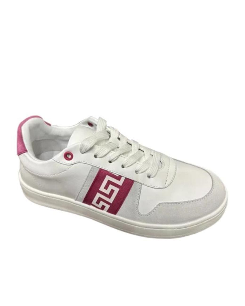 Versace Multicolor Round Head Lacing Low-Cut Casual Shoes