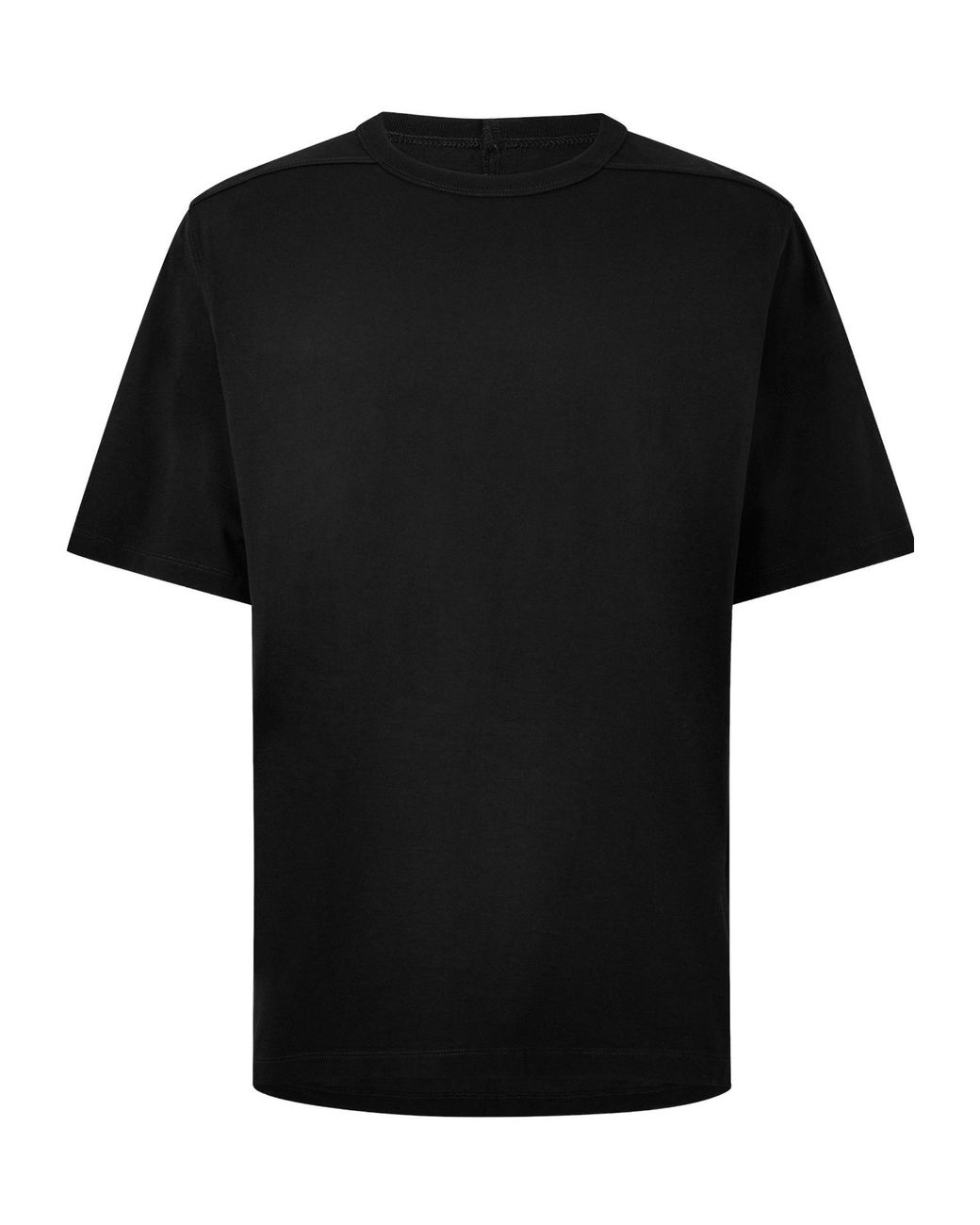 Rick Owens White Short Sleeve Cotton T-Shirt for men
