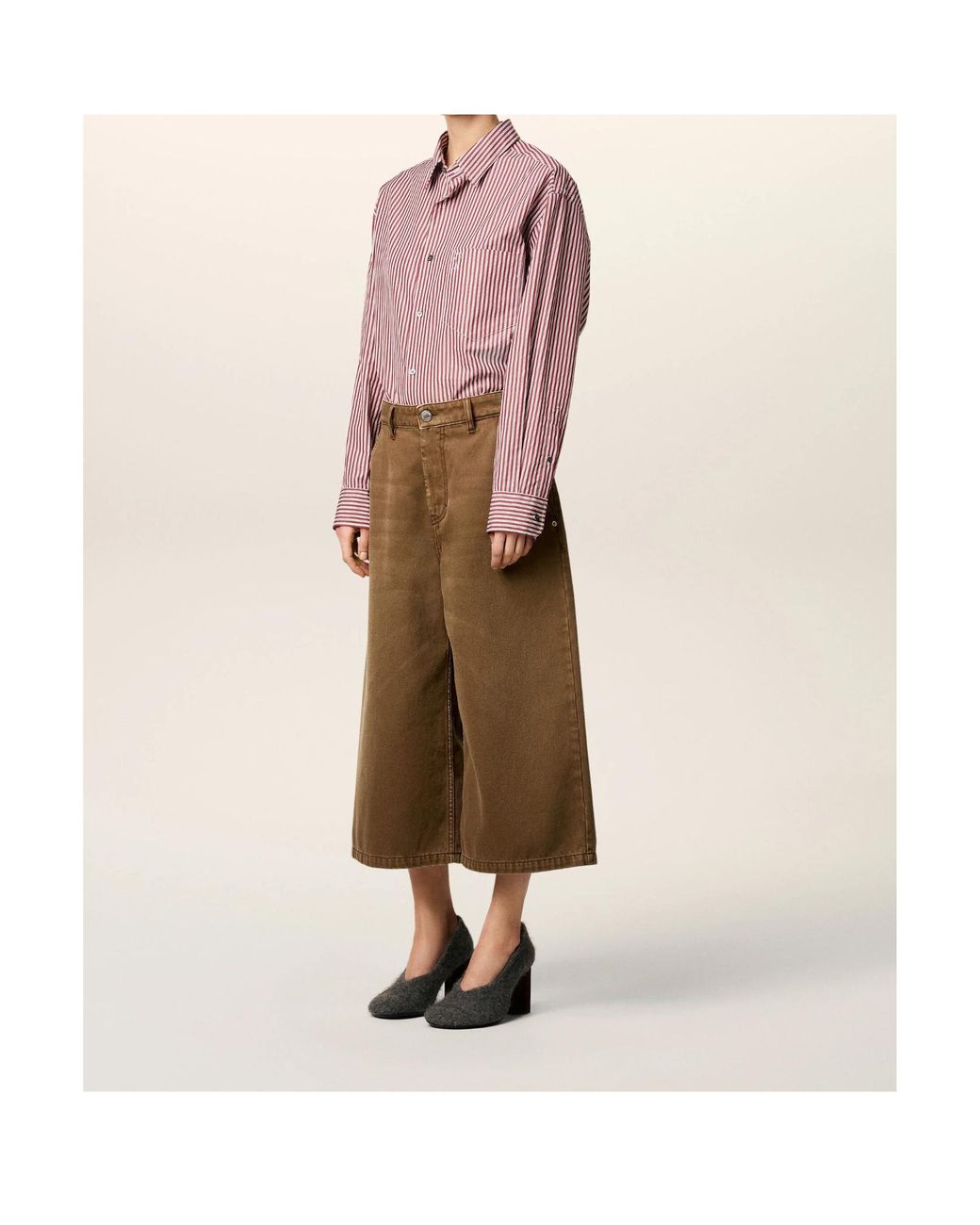 AMI Brown Bermuda Long