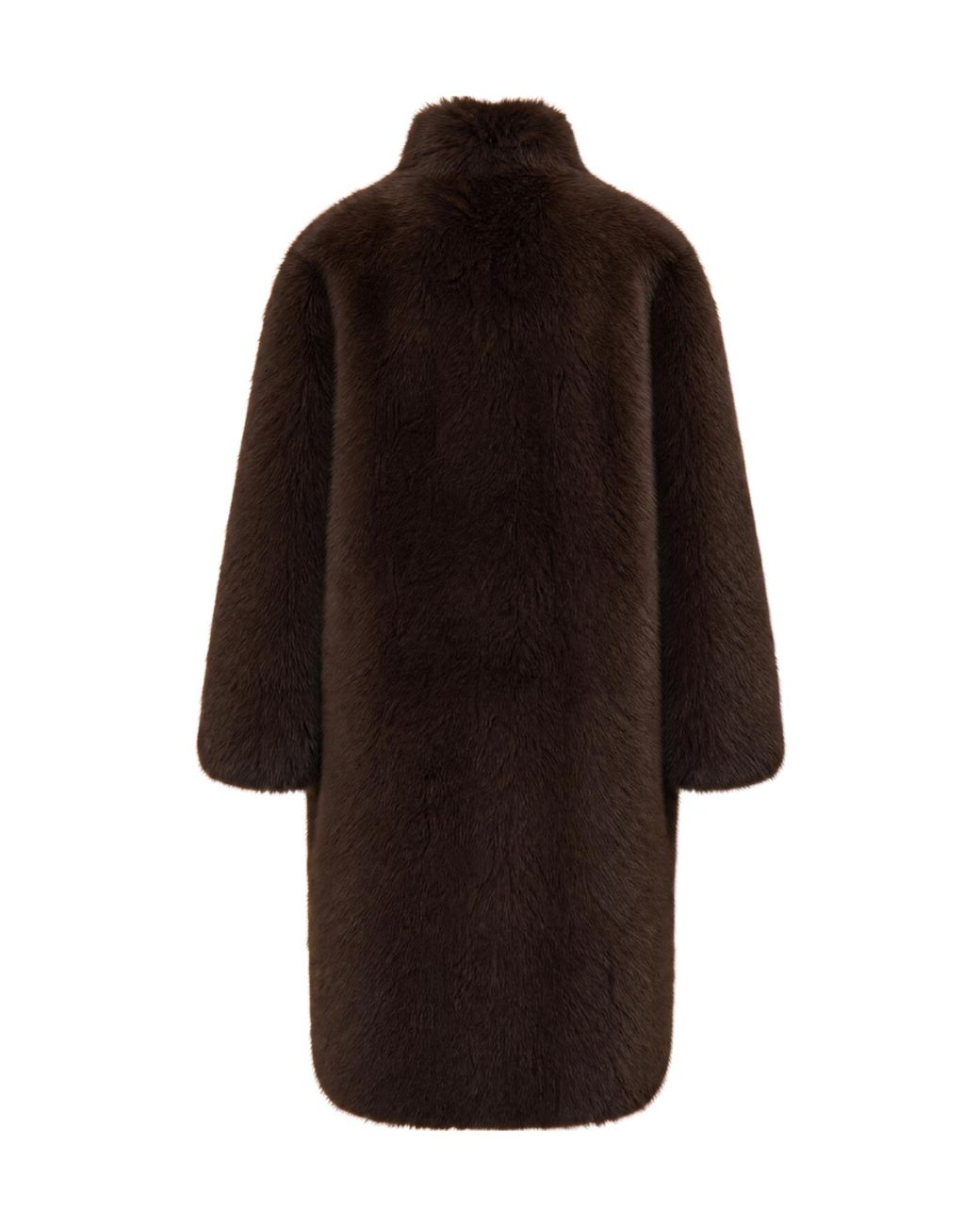 Liu Jo Brown High Neck Coat