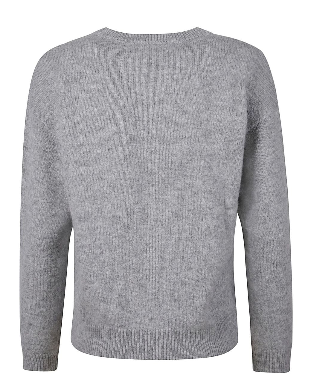 Peserico Gray Diamond Jacquard Jumper