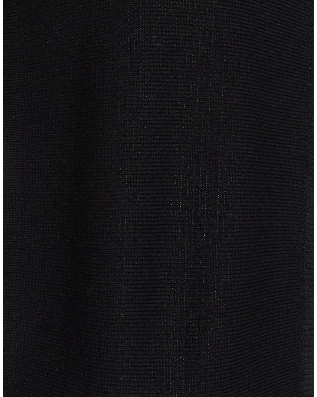 Max Mara Black Strapless Knit Top