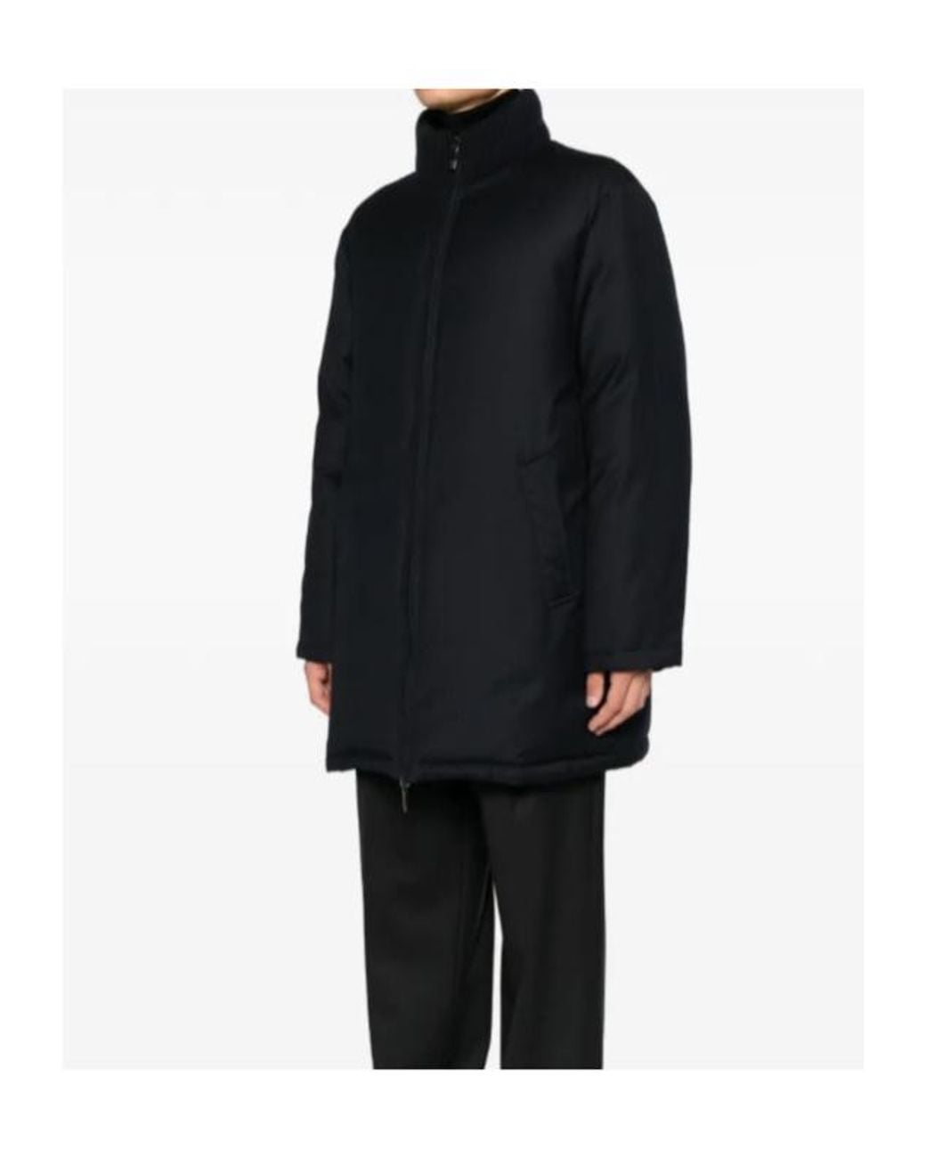 Emporio Armani Blue Reversible Padded Jacket for men