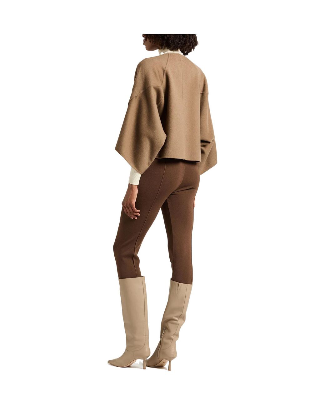 Max Mara Brown Solid Color Jackets