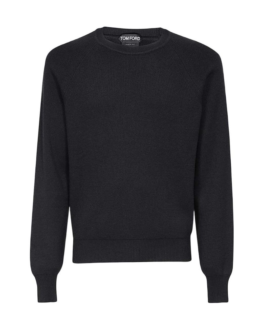 Tom Ford Blue Round Neck Sweater for men