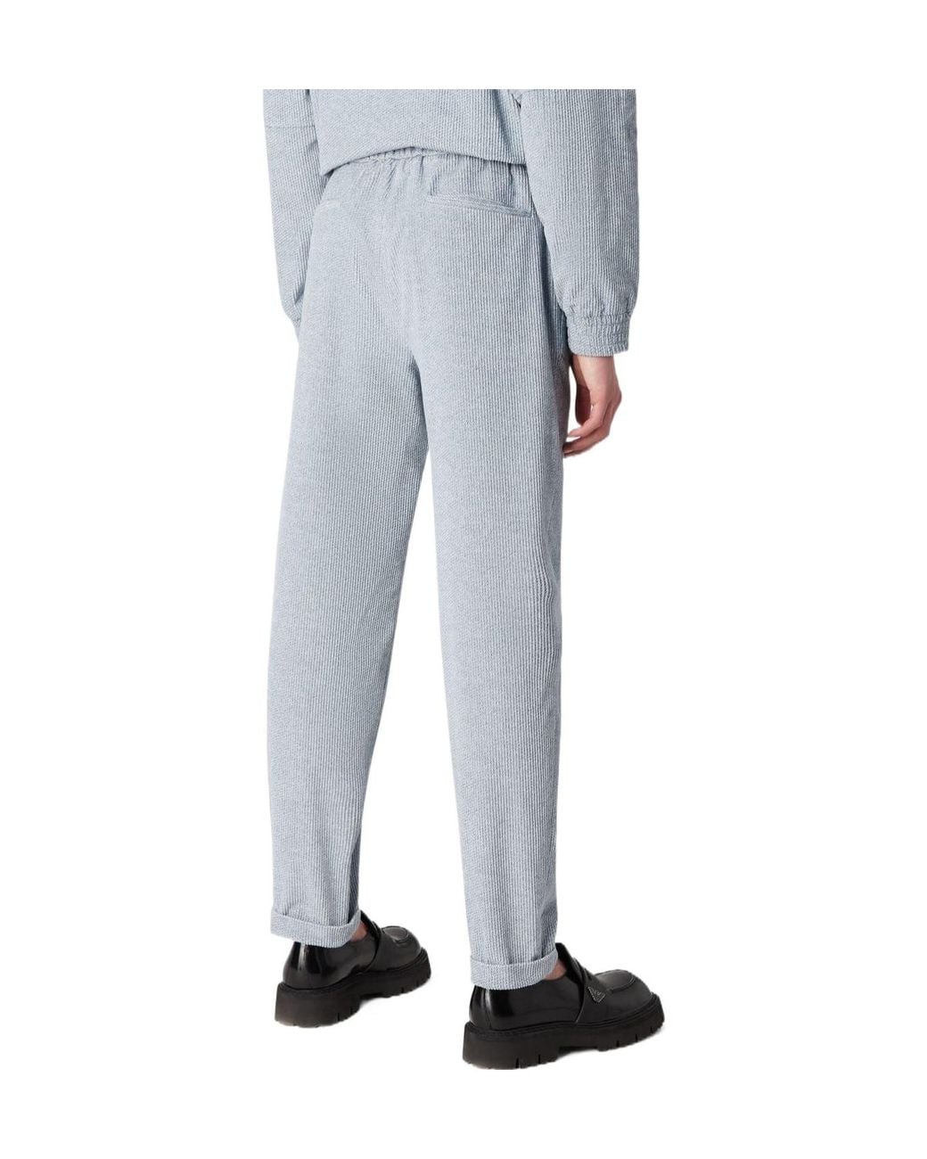 Emporio Armani Gray Casual Trousers for men