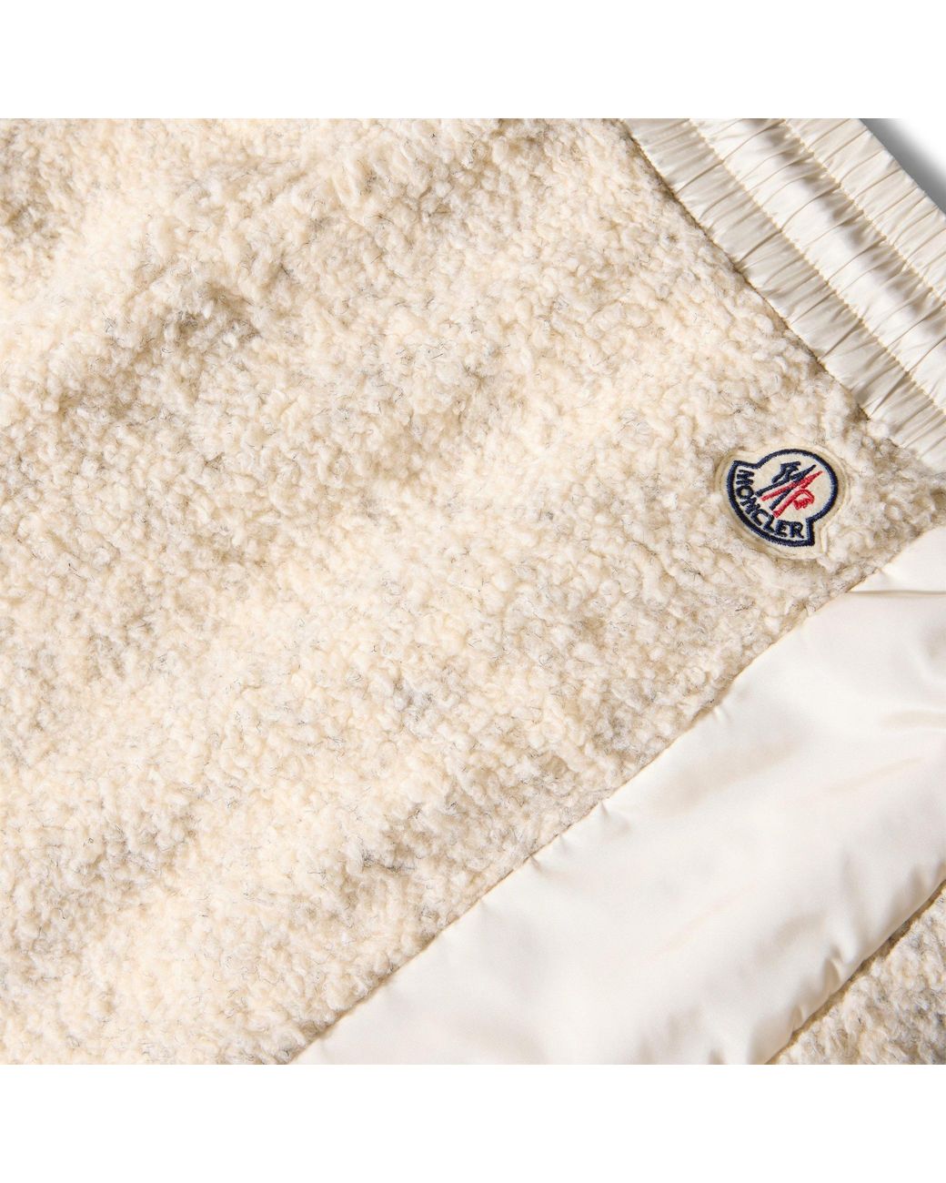 Moncler Natural Elasticwaist Wideleg Trousers