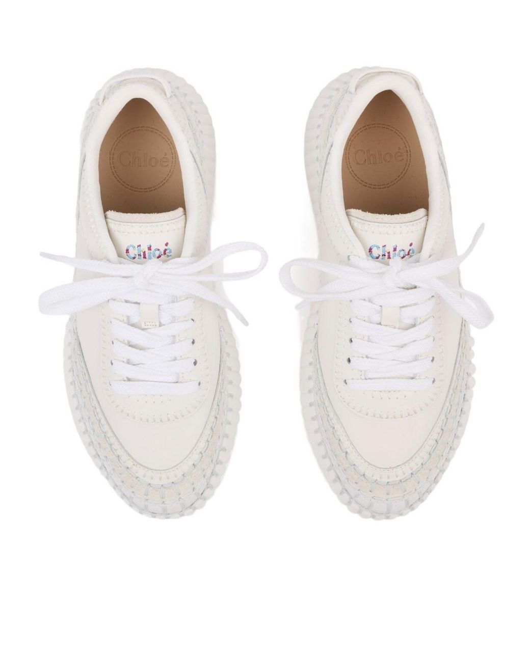 Chloé White Nama Sneaker